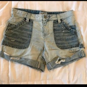 Free People Jean Shorts